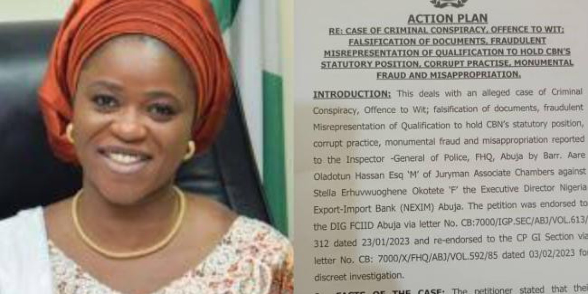 TINUBU MINISTERIAL NOMINEE STELLA OKOTETE UNDER INVESTIGATION FOR FORGERY AND FRAUD.