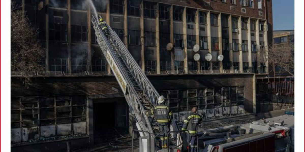 BREAKING NEWS: TRAGIC FIRE ENGULFS FIVE-STOREY BUILDING IN JOHANNESBURG, CLAIMING 64 LIVES