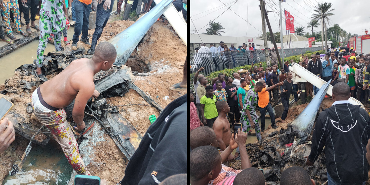 HELICOPTER CRASH IN LAGOS ALL ON BOARD PERSONS SURVIVED