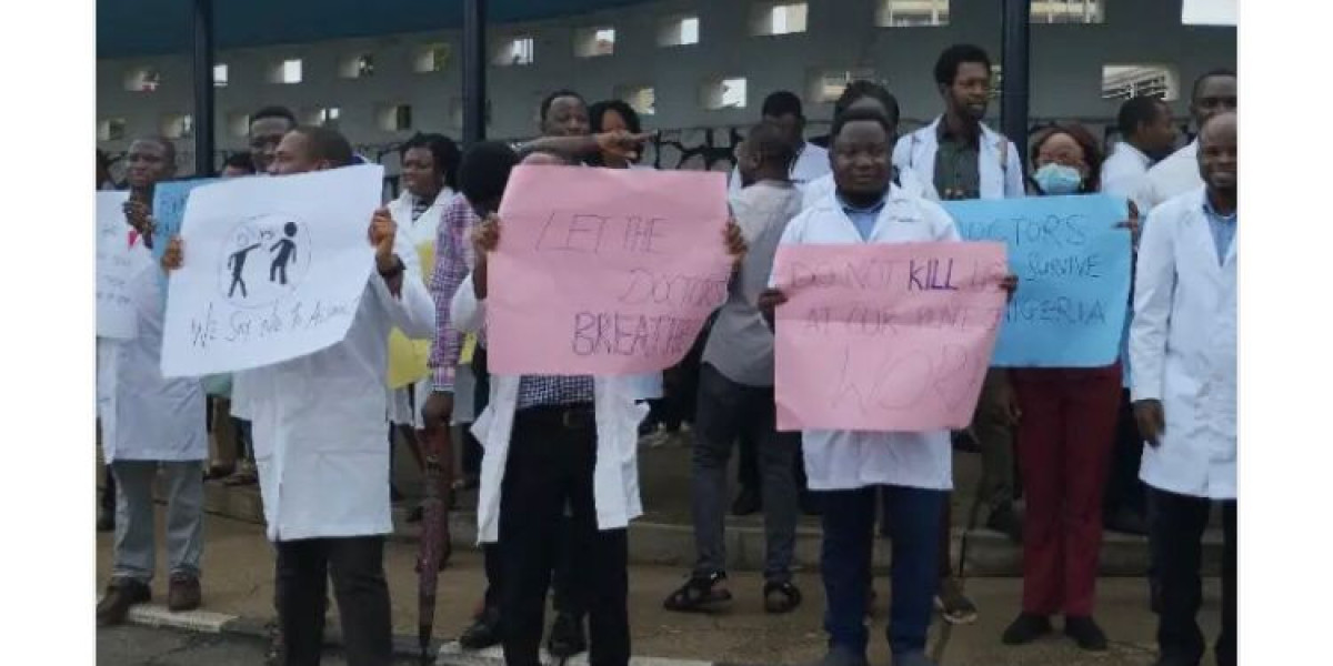 DOCTORS' PEACEFUL PROTEST FOR SAFETY AND RESPECT AT UNIVERSITY COLLEGE HOSPITAL, IBADAN