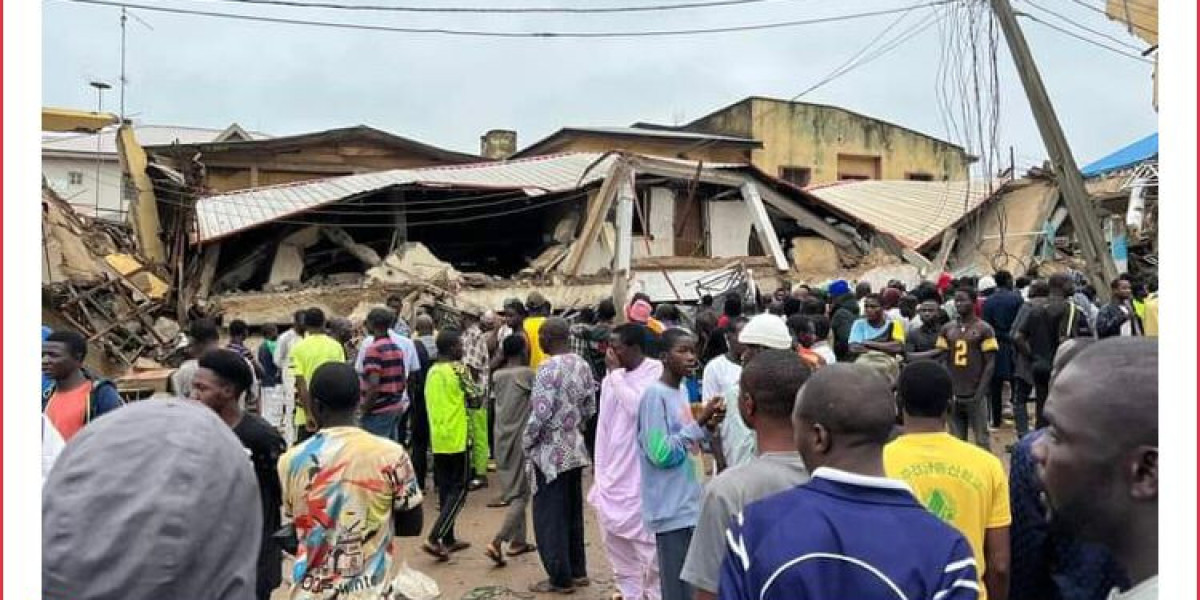 BUILDING COLLAPSE IN GARKI ABUJA LEAVING TWO DEAD AND SCORES INJURED