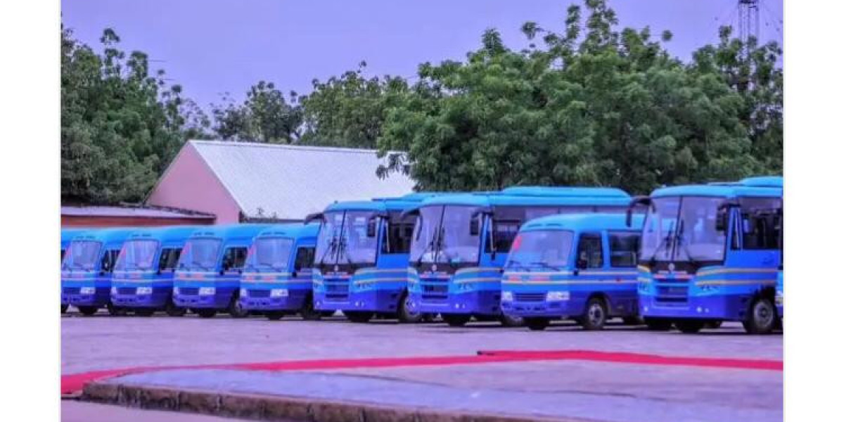 BORNO STATE GOVERNOR UNVEILS NEW FLEET OF BUSES FOR METRO TRANSPORT AND CIVIL SERVANTS' COMMUTE