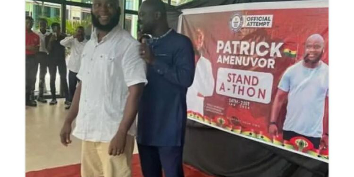 GHANAIAN MAN CALLS OFF GUINNESS WORLD RECORD STAND-A-THON ATTEMPT