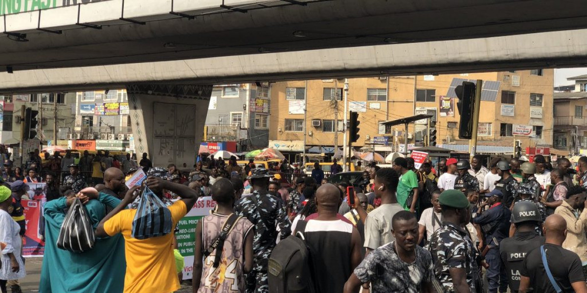 DEFIANT PROTEST: "TAKE IT BACK MOVEMENT" CHALLENGES SOARING LIVING COSTS IN LAGOS