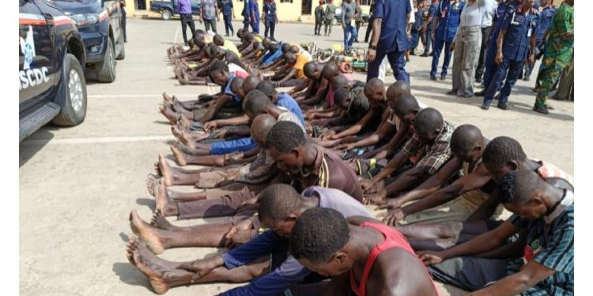 NSCDC Arrests 51 Suspected Illegal Miners and 3 Mast Vandals in FCT