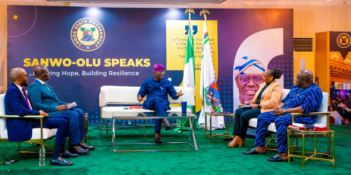 GOVERNOR SANWO-OLU HOLDS MEDIA CHAT IN LAGOS ADDRESSING KEY ISSUES.