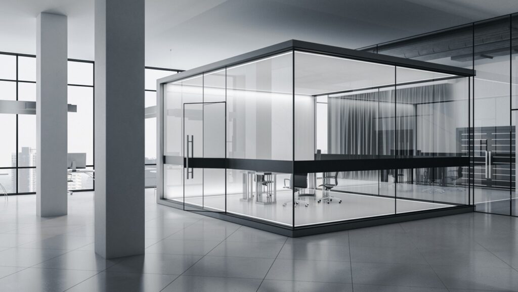 Innovative Workspace With Glass Office Partitions