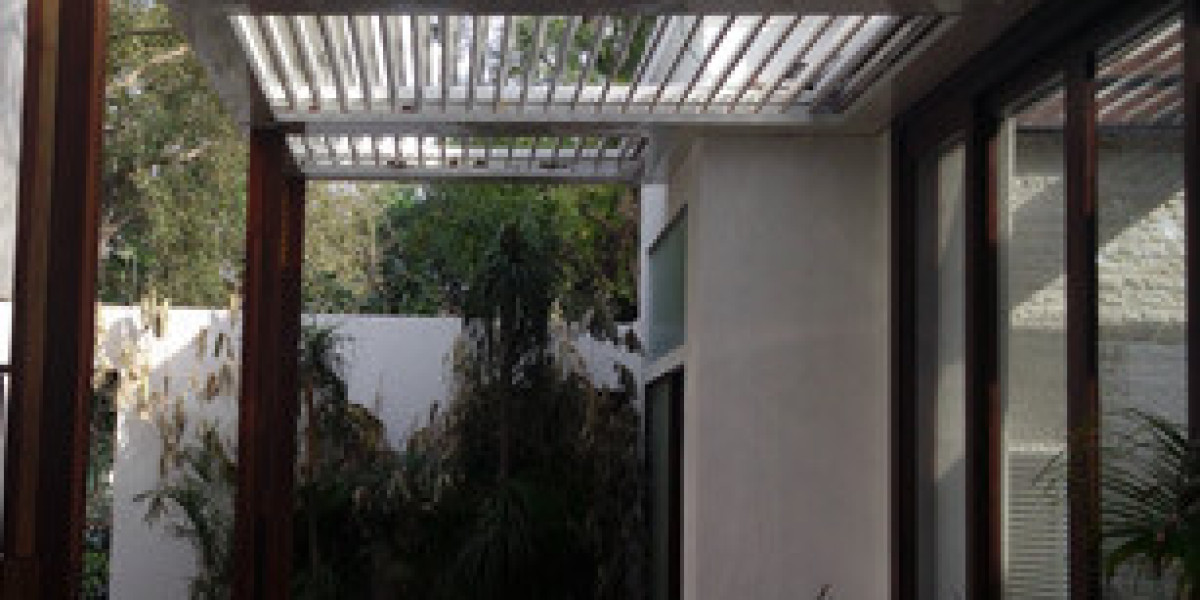 Stylish Pergola Design for Open Terrace by Smart Roof