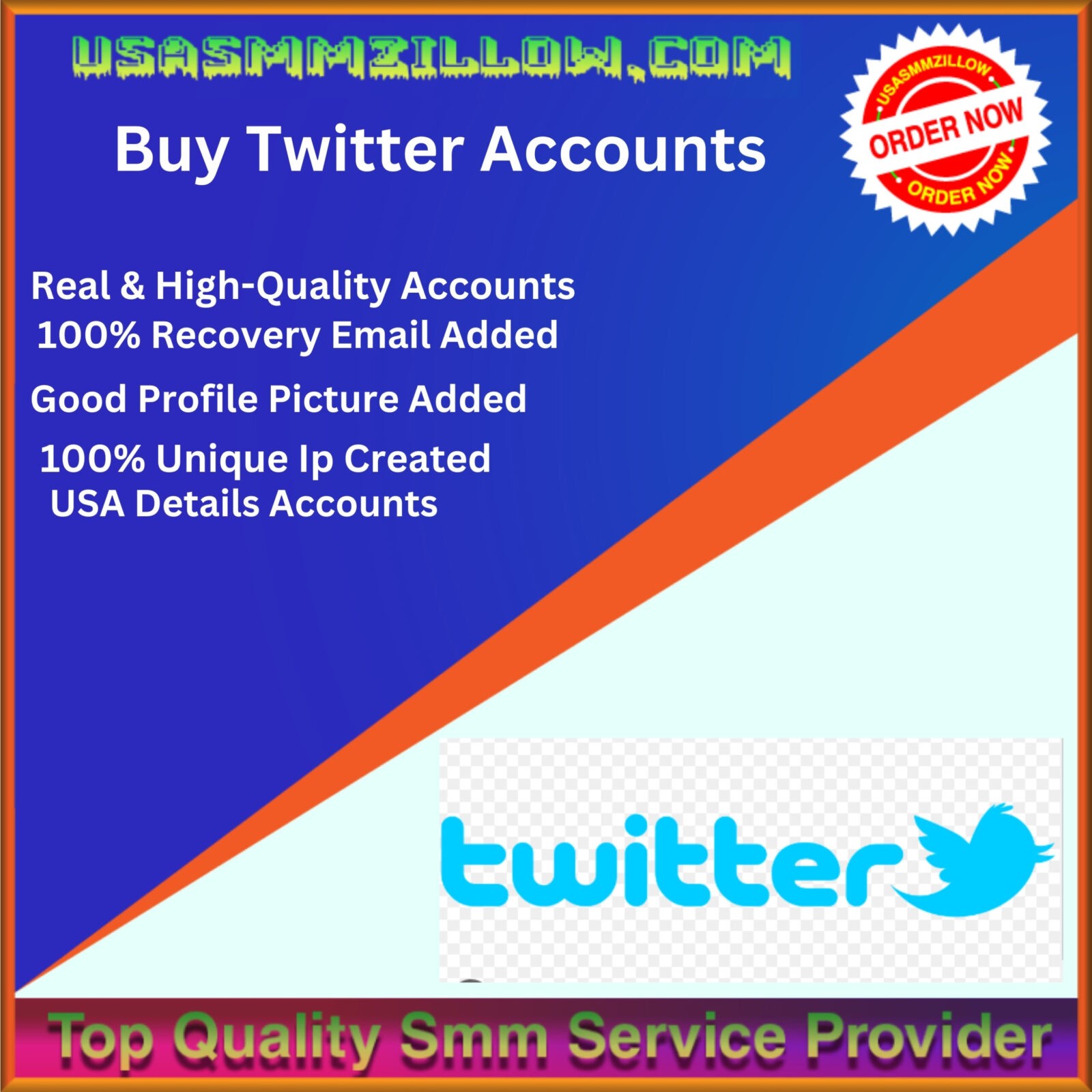 Buy Twitter Accounts - 100% Us,Uk Ca (PVA, Bulk & Aged)
