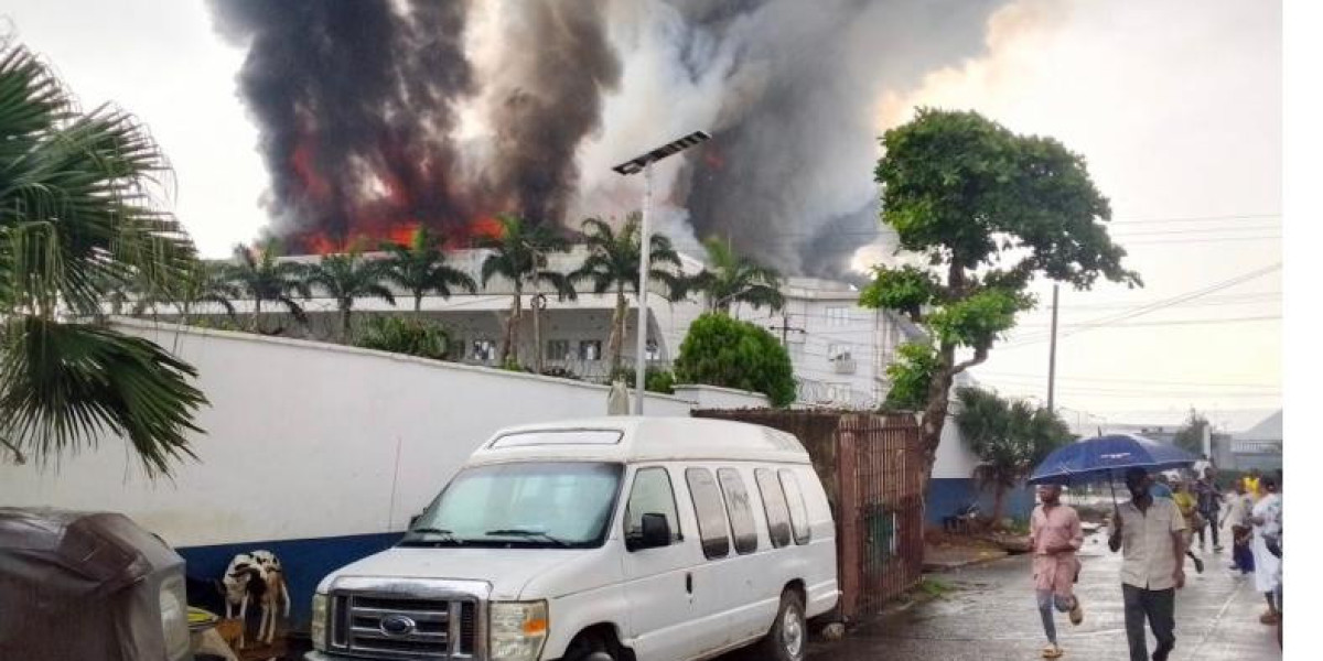Fire Engulfs Christ Embassy Church Headquarters in Lagos, Nigeria