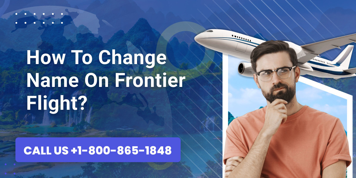 How To Change Name On Frontier Flight?