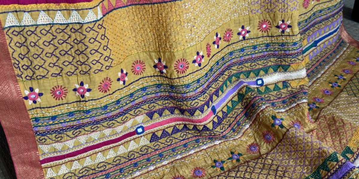 The Timeless Art of Lambani Embroidery Saree