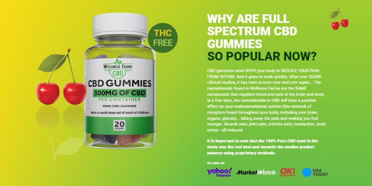 Wellness Farms CBD Gummies - Reduce Pain & Stress, 100% Natural?