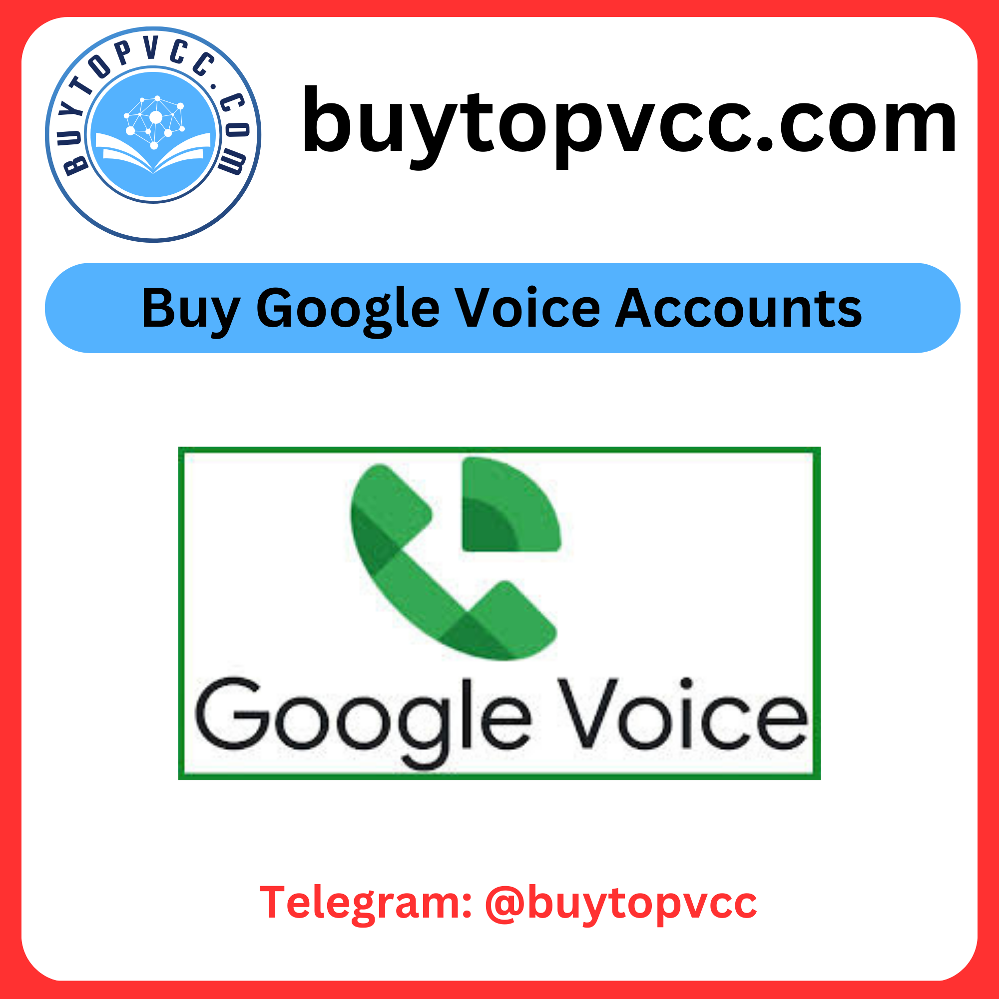 Buy Google Voice Accounts - Buy Top VCC