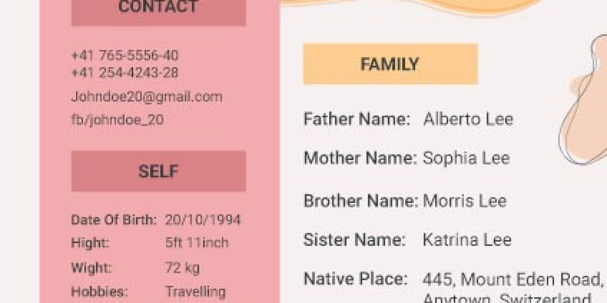 Step-by-Step Guide to Crafting the Perfect Biodata Template