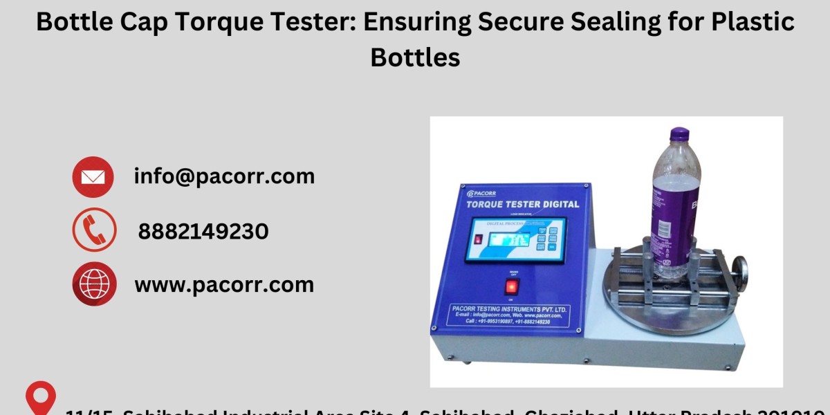 Why Consistency in Torque Matters: Pacorr’s Bottle Cap Torque Tester for Packaging Efficiency