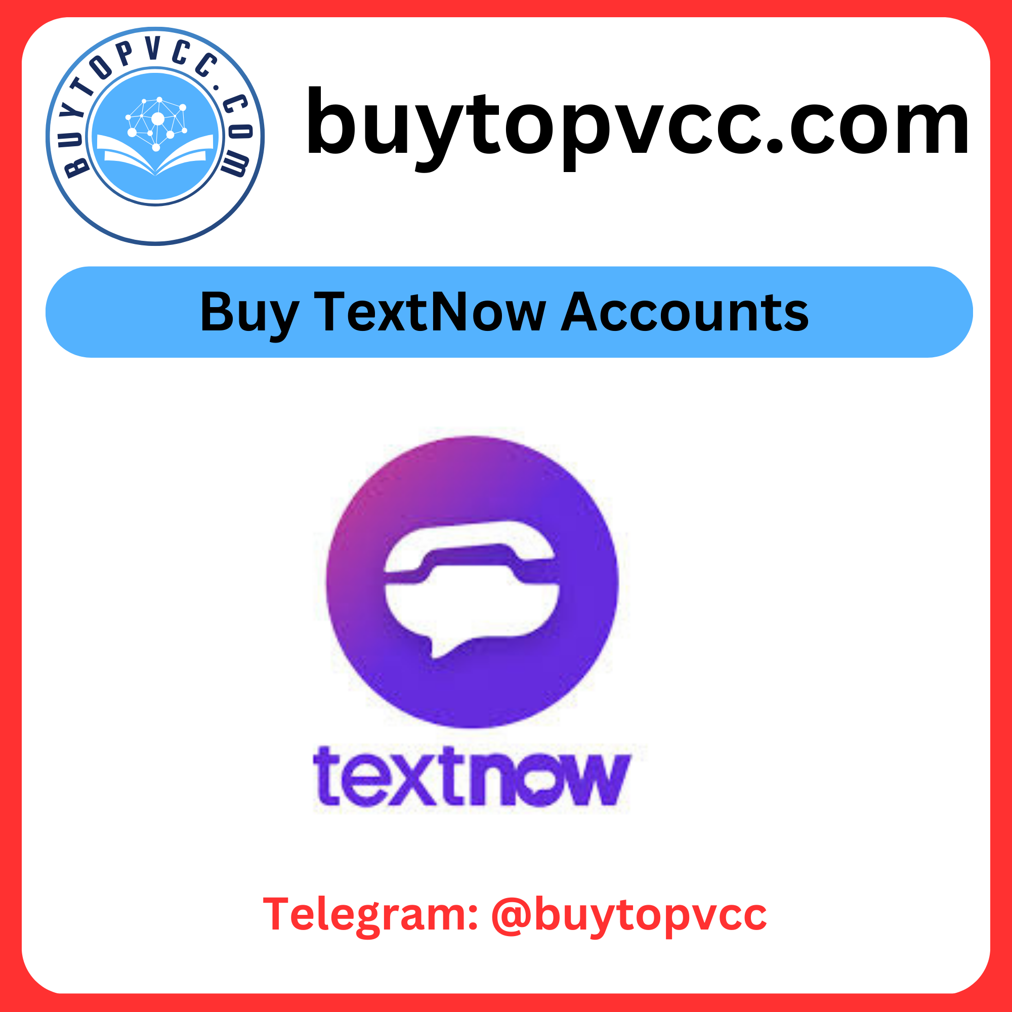 Buy TextNow Accounts buytopvcc