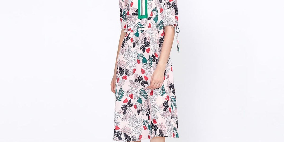 Custom Printing Woman Dress Summer