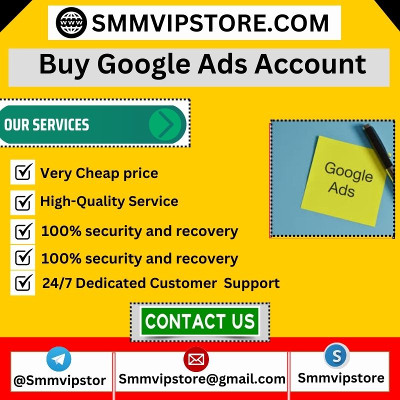 Buy Google Ads Account - ? SMM VIP STORE