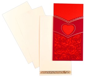 Rose Theme Wedding Invitations, Rose-Themed Wedding Cards