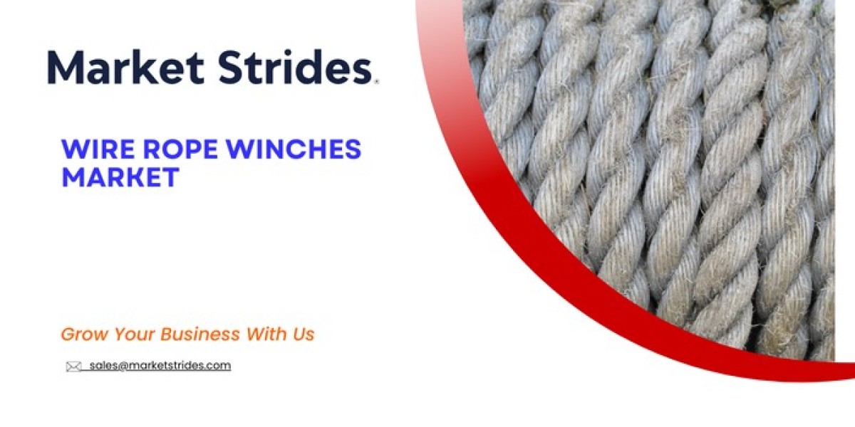 Wire Rope Winches Market Size, Share, and Forecast to 2031 | Market Strides