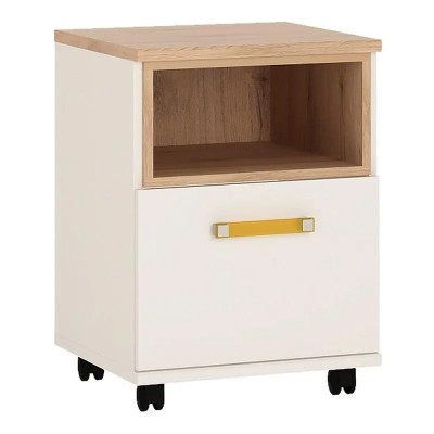 4KIDS 1 Door Desk Mobile Cabinet with Orange/Lemon/Lilac/Opalino Handles Profile Picture