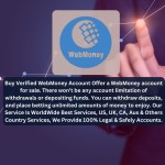 Buy Verified WebMoney Accounts