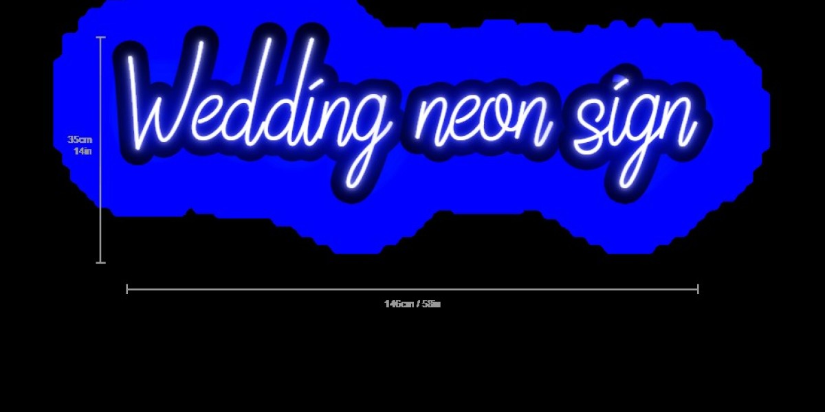 Why are wedding neon signs becoming popular, and how can they enhance the atmosphere of a wedding celebration?