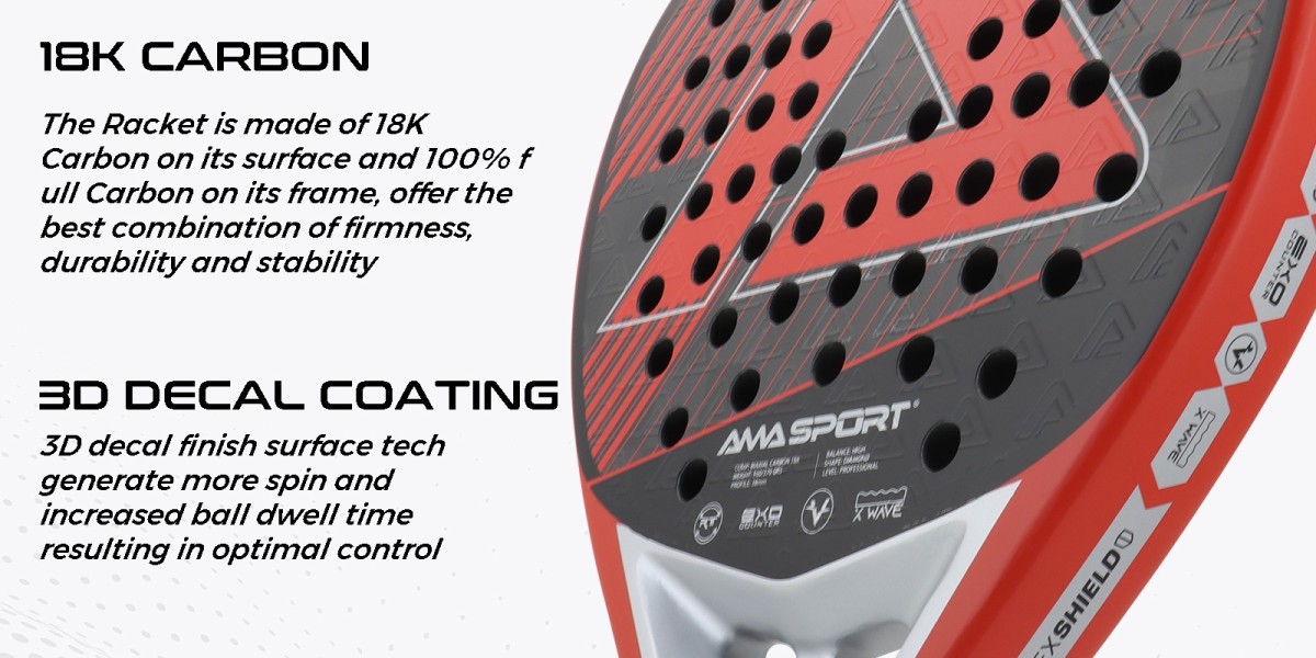 What are the Advantages of 18K Woven Carbon Padel Racket