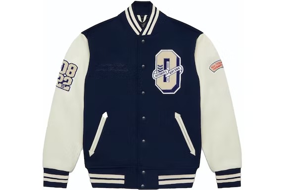 OVO Collegiate Varsity Jacket Navy