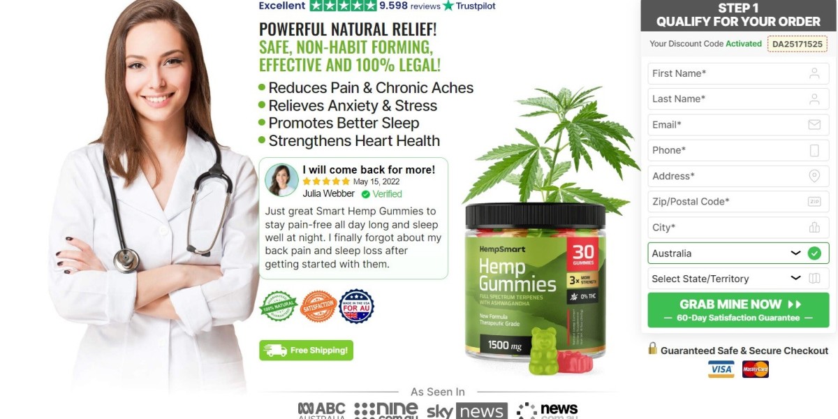 HempSmart Hemp Gummies AU, NZ, ZA & CA Reviews 2024