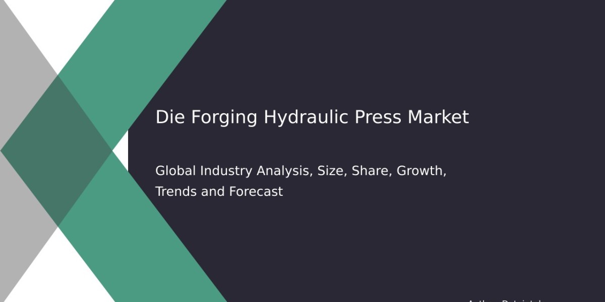 Global Die Forging Hydraulic Press Market Forecast Report | 2023-2032 | By Dataintelo