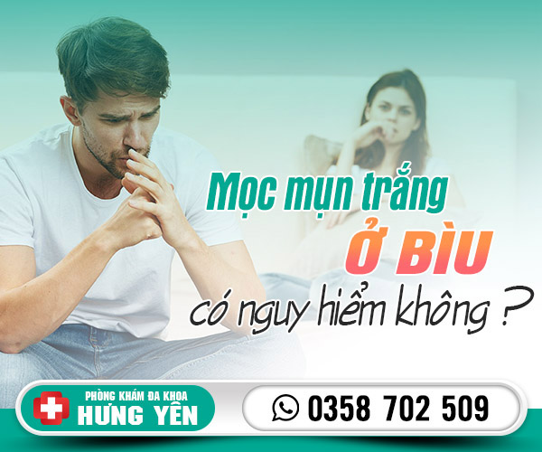 Mọc mụn trắng ở bìu có nguy hiểm không?