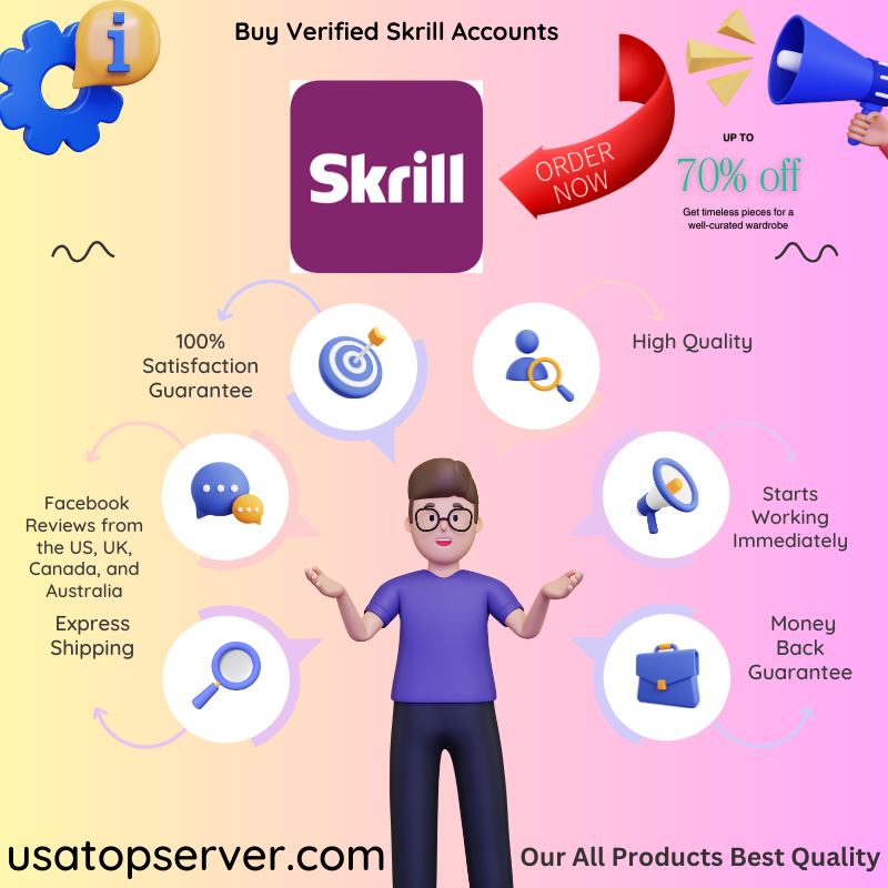 Buy Verified Skrill Accounts | Secure & Instant Delivery