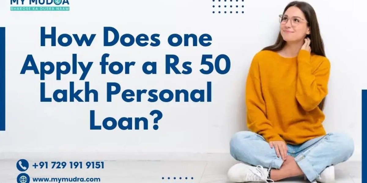 How does one apply for a Rs 50 lakh Personal Loan?