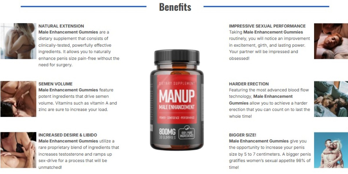 MANUP ME Gummies Australia: Key Benefits for Improved Sexual Health and Confidence