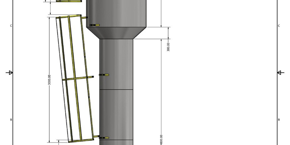 Caldwell FLC Fluted Column Elevated Storage Tank