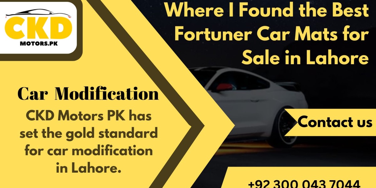 Where I Found the Best Fortuner Car Mats for Sale in Lahore