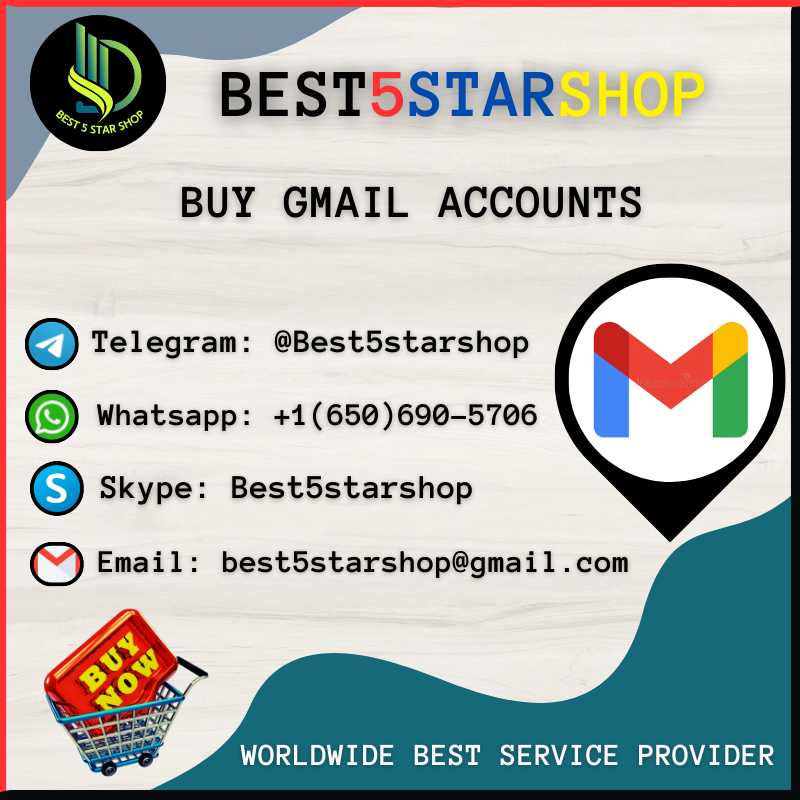 Buy Gmail Accounts - 100% Best Quality Guarantee Accounts.