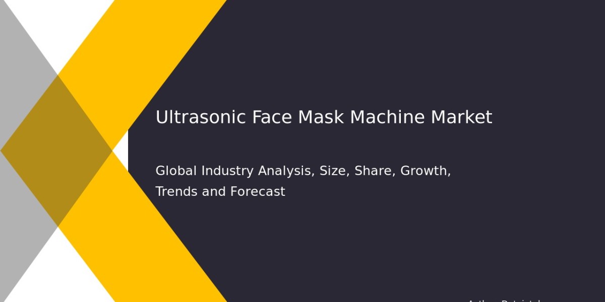 Ultrasonic Face Mask Machine Market Size and Forecast Trends Analysis 2032