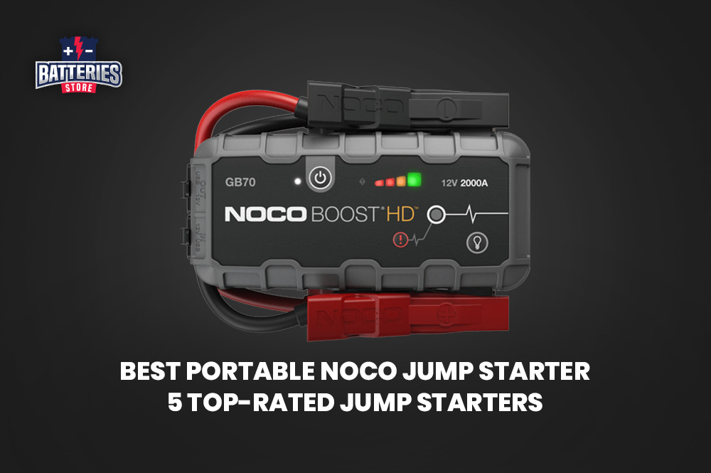 Best Portable NOCO Jump Starter: 5 Top-Rated Jump Starters | Batteries Store