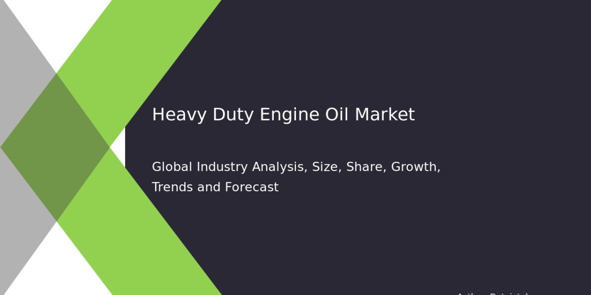 Heavy Duty Engine Oil Market Report – Industry Overview & Trends 2032