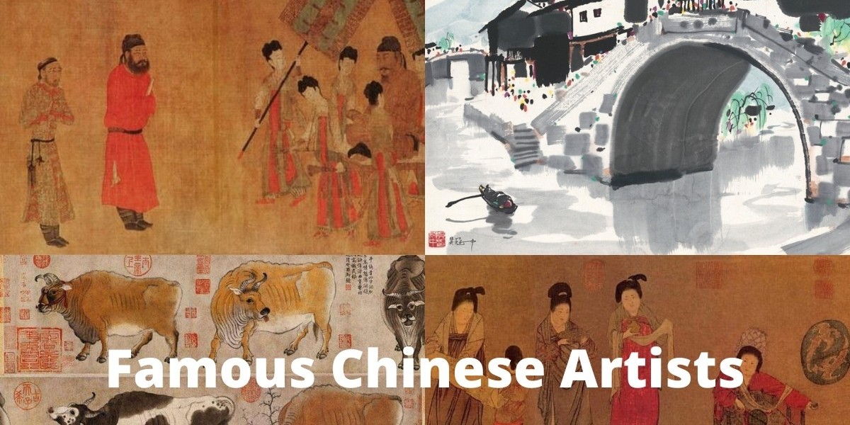 Who is the famous Chinese artist known for pioneering contemporary ink painting