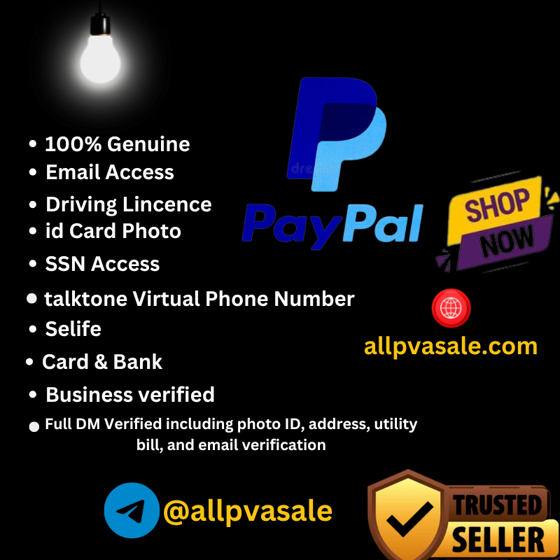 Buy Verified PayPal Account - personal & Business account