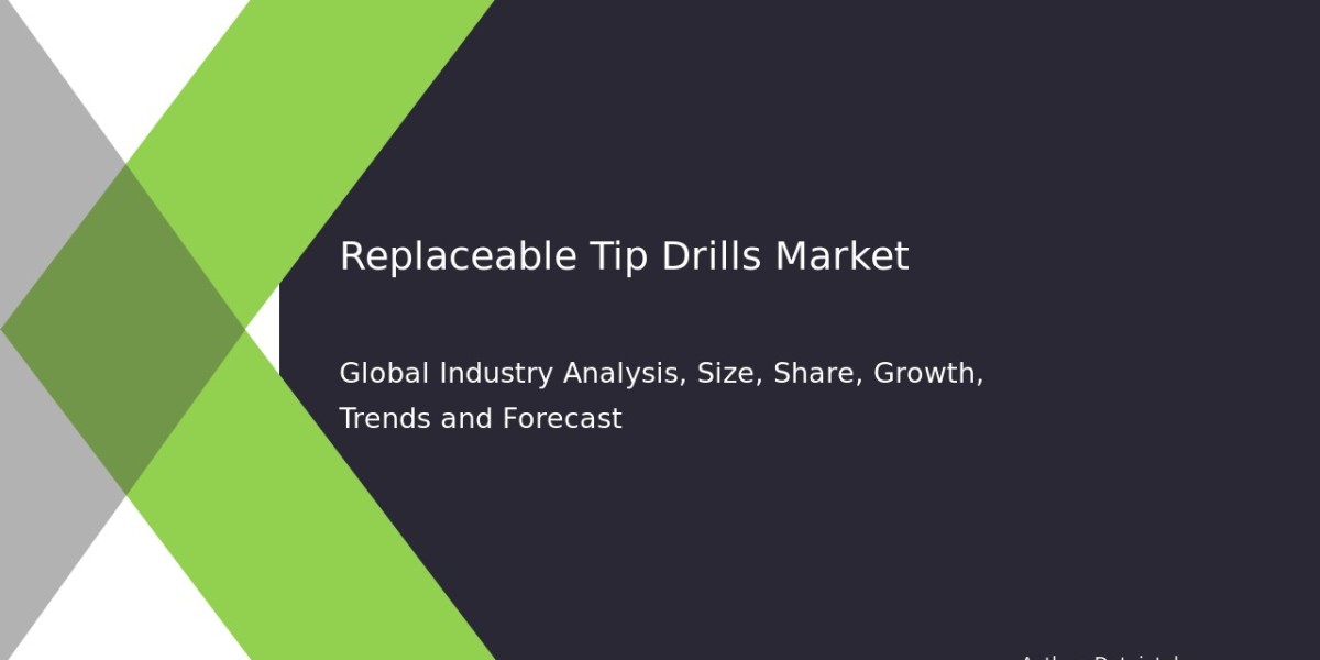 Replaceable Tip Drills Market Growth Forecast Trends and Demands 2032