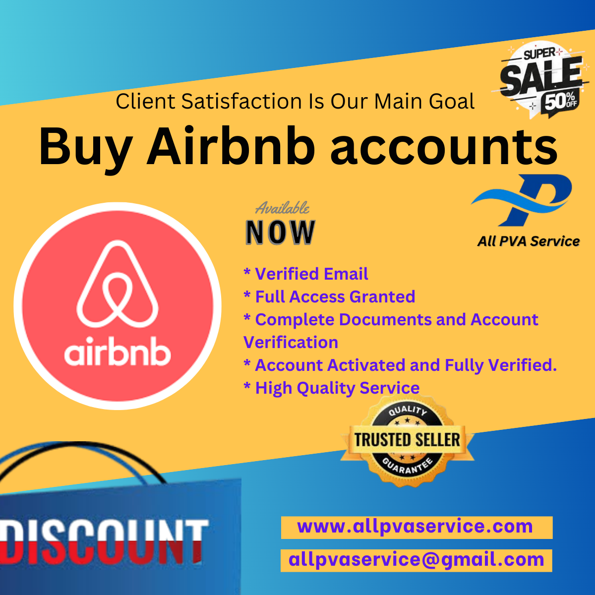 Buy Airbnb Accounts | Verified & Ready to Use for Business