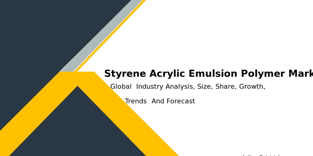 Styrene Acrylic Emulsion Polymer Market Size Analysis & Forecast Report