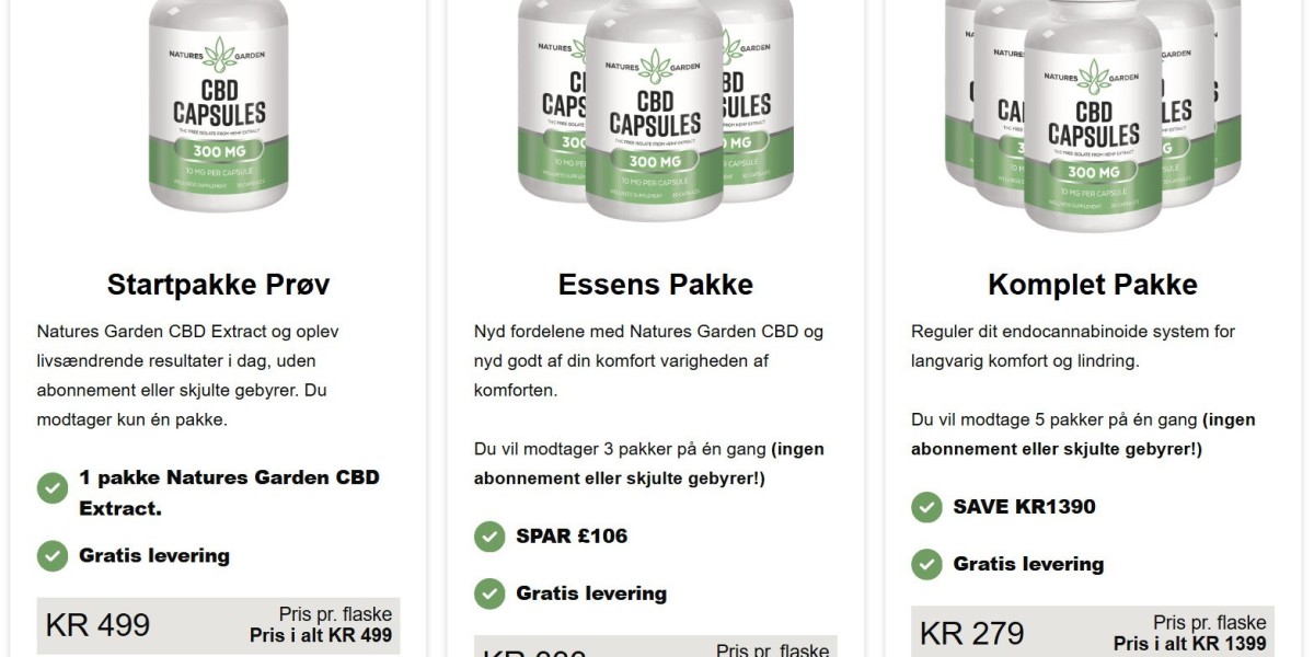 Natures Garden CBD Capsules Danmark anmeldelser, arbejde og orden