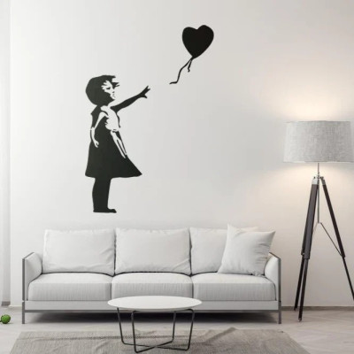 Banksy Art Girl with Ballon Stencil Profile Picture