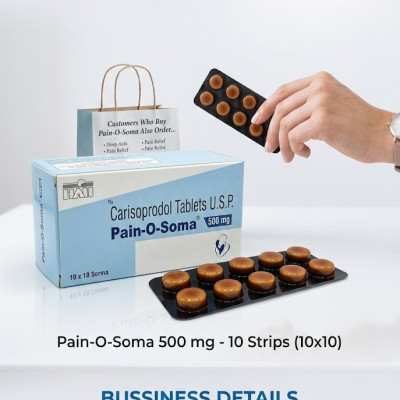 Buy Pain O Soma in the UK Online – Reliable Muscle Pain Relief Delivered Profile Picture